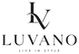 LUVANO charcoal logo with transparent background for white header